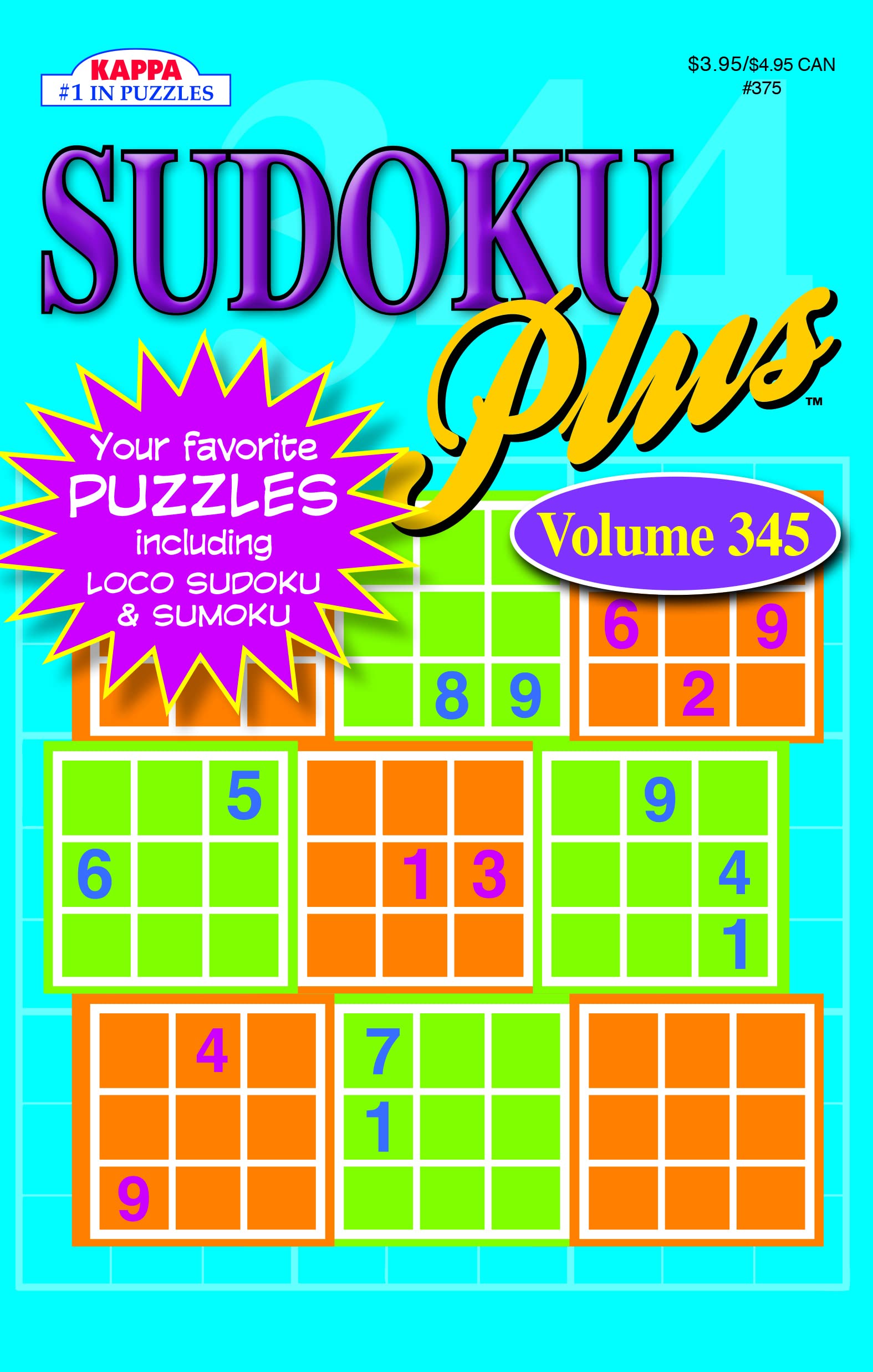 Sudoku Plus Puzzle Book by Kappa Books Publishers Goodreads
