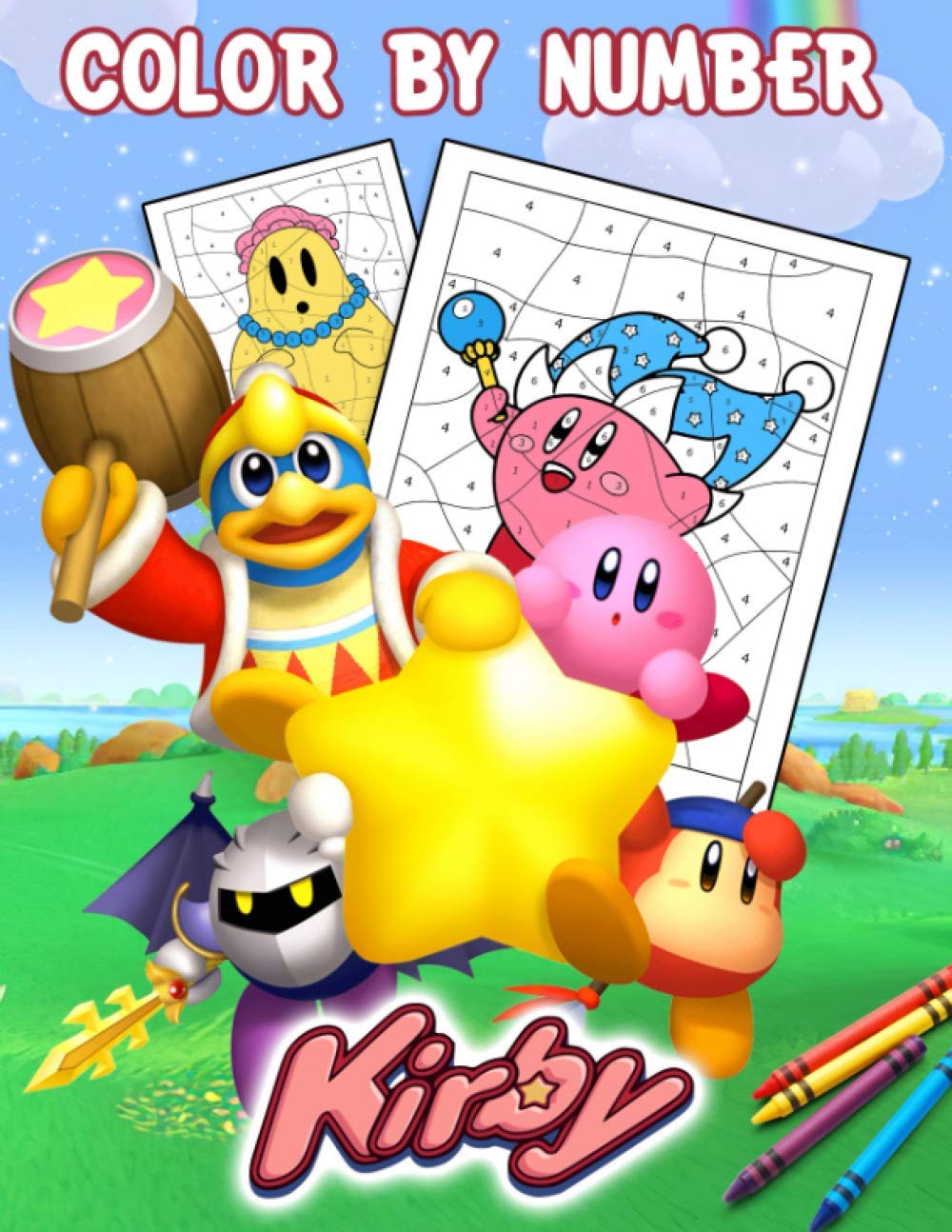 Kirby Color By Number: A Fun Coloring Book For Kids To Relax And Enjoy ...