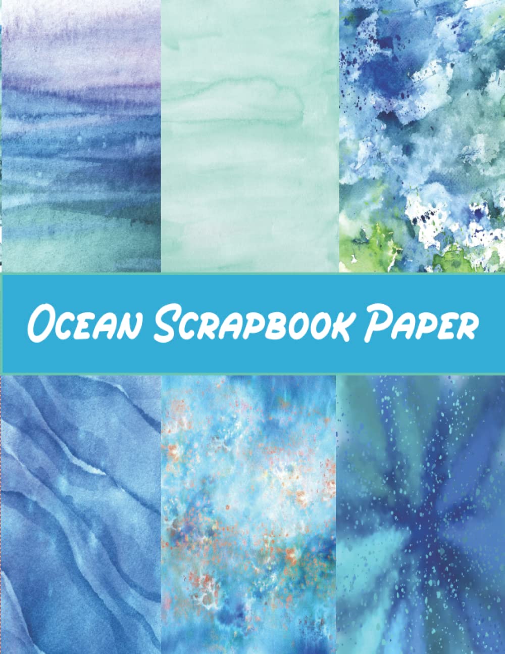 Ocean Scrapbook Paper: 20 Sheets Under The Sea Double Sided Craft Paper ...