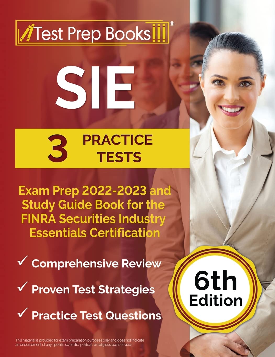 SIE Exam Prep 2022 2023 3 Practice Tests and Study Guide Book for