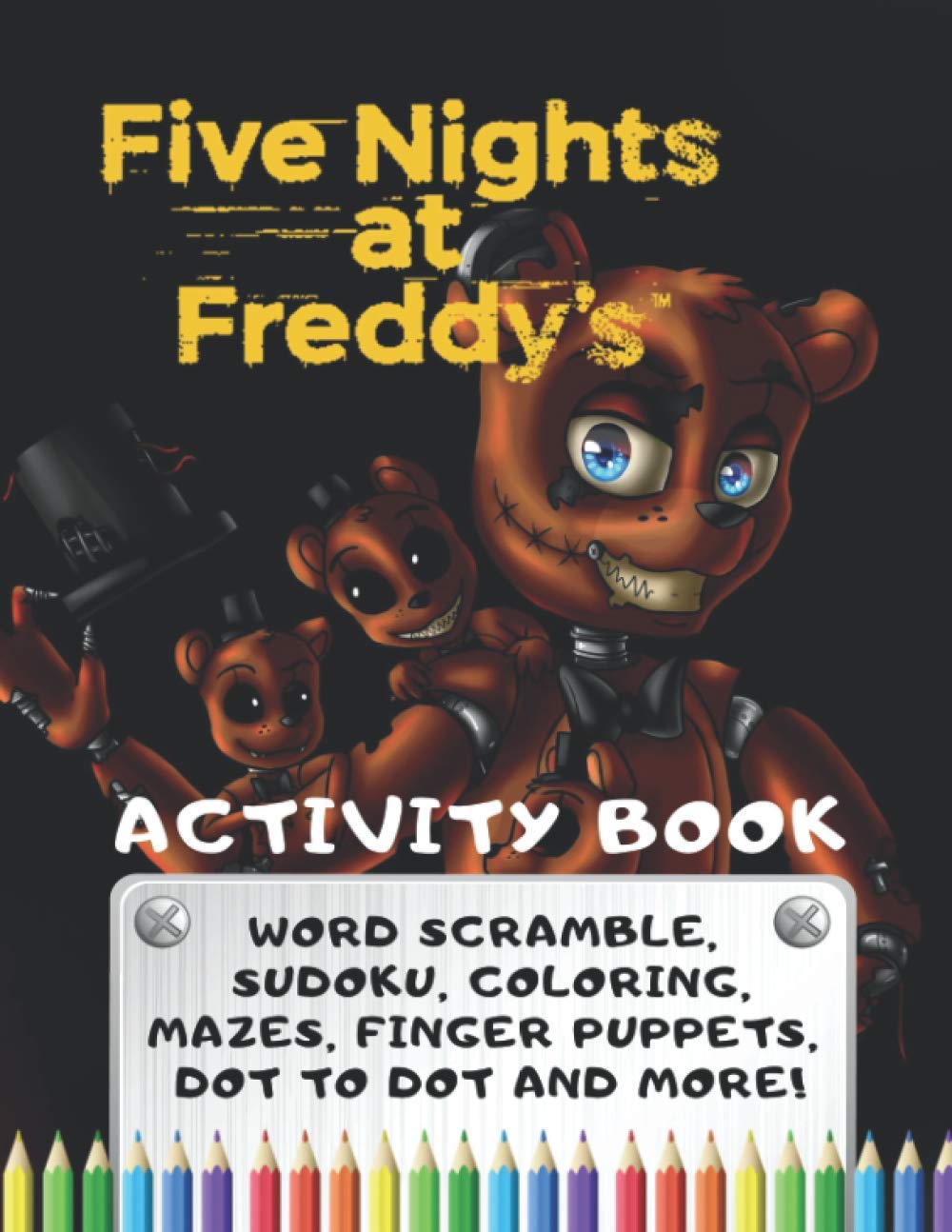 Five Nights at Freddy's Activity Book: Colouring, Find the Match ...