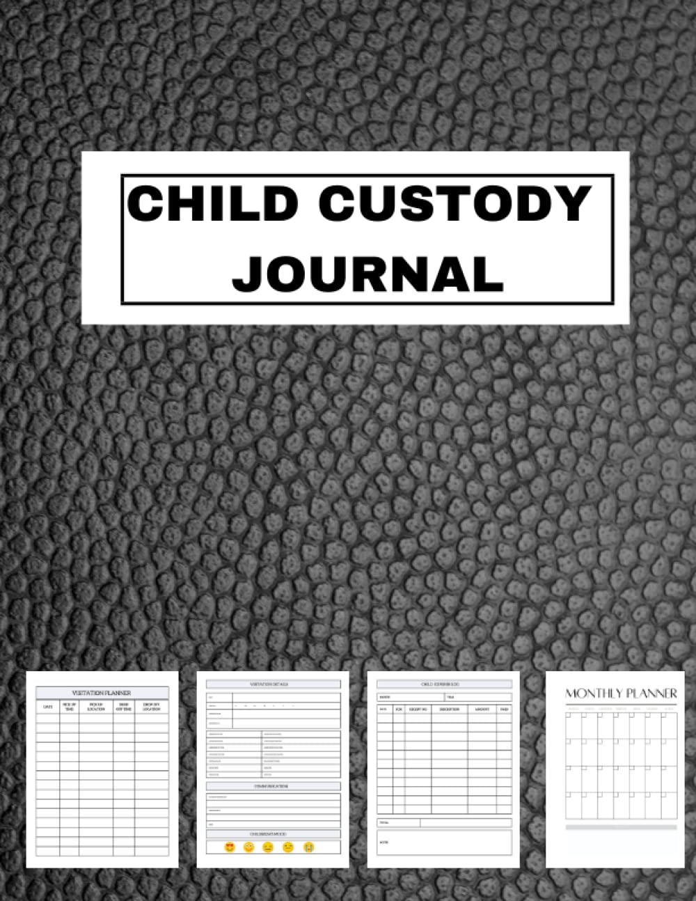 Child Custody Journal Record diary for Custody Battles ,Visitation