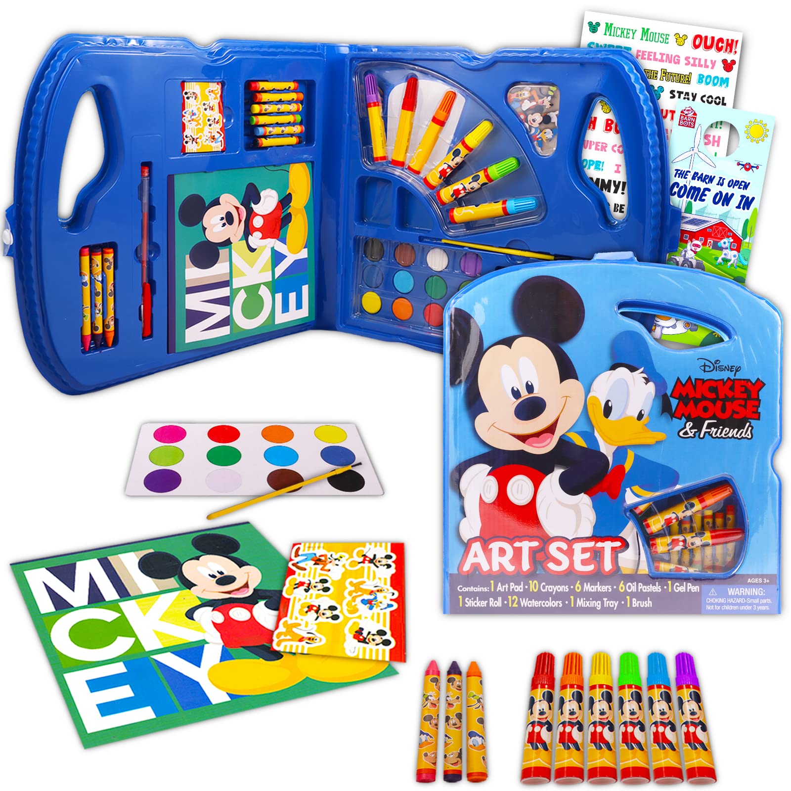 Mickey Mouse Coloring Book Super Set for Kids Boys Girls 40 Pc Mickey