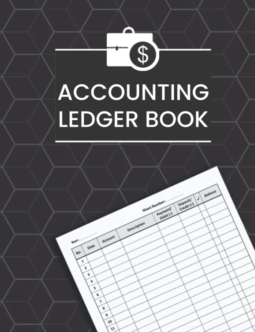 Accounting Ledger Book Personal Finance Tracker And Book Keeping Log