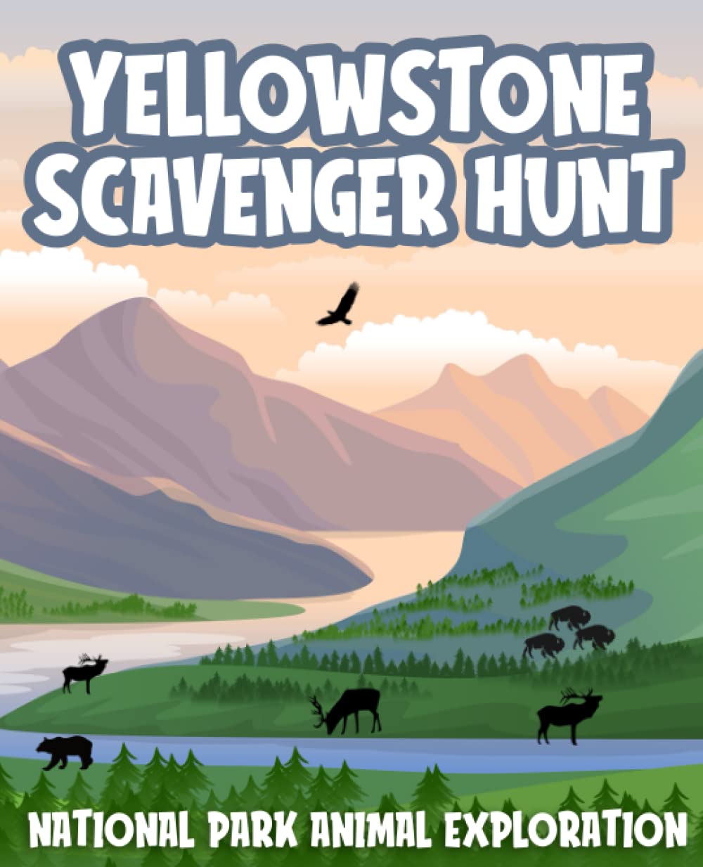 Yellowstone Scavenger Hunt National Park Animal Exploration