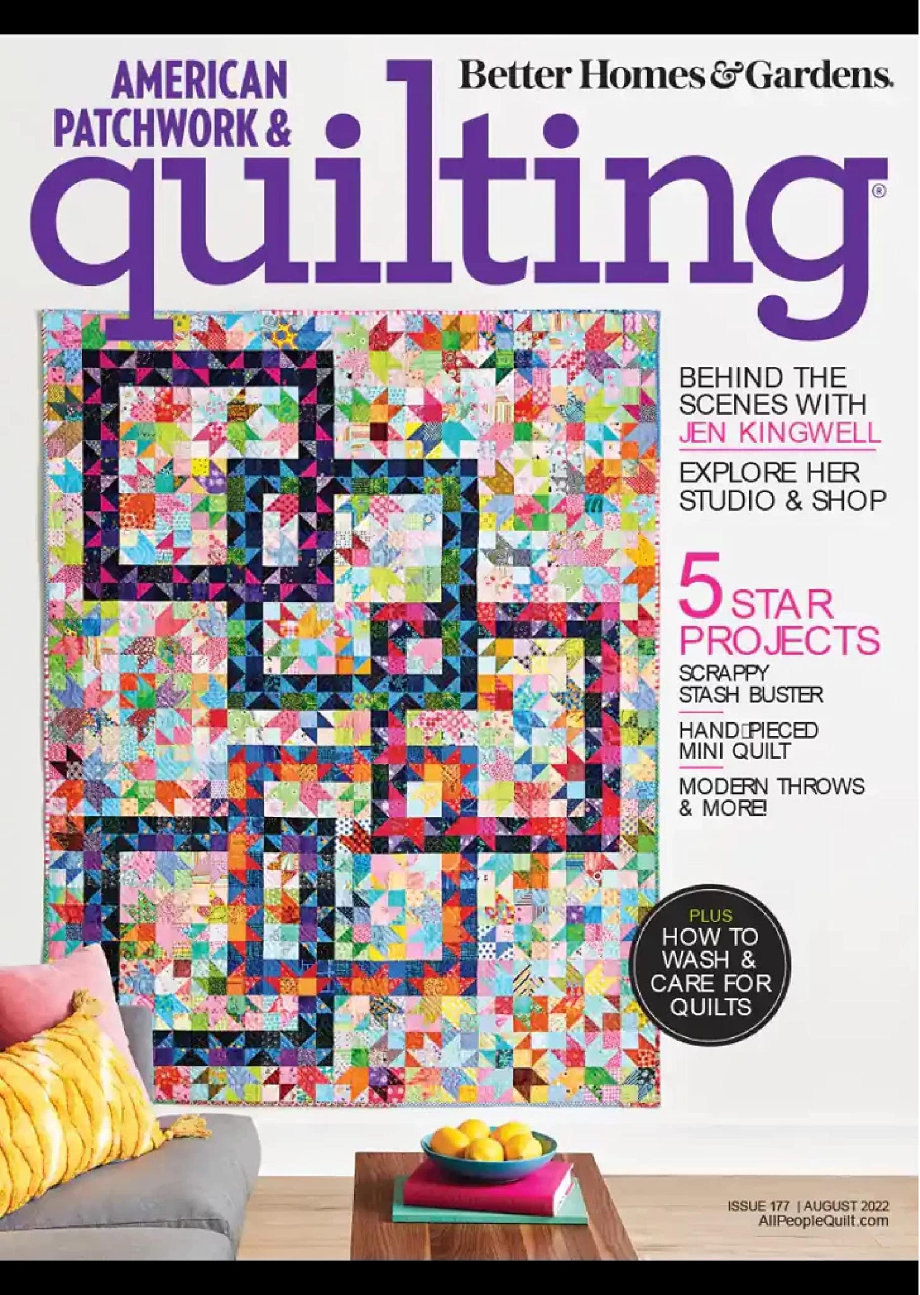 American Patchwork & Quilting How To Wash & Care For Quilts by