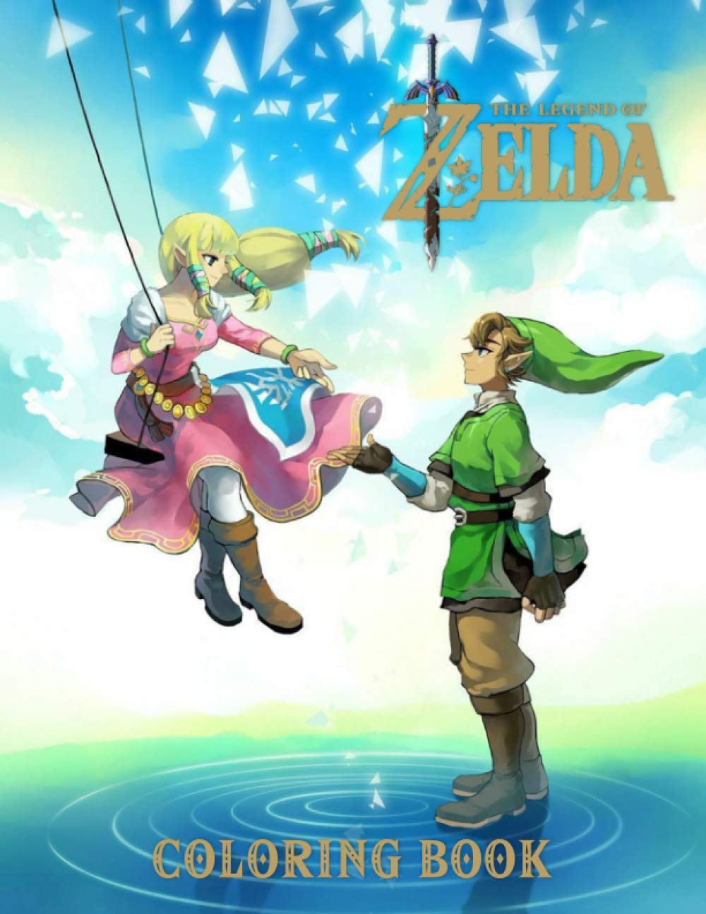 The Legend Of Zelda Coloring Book: A Beautiful Coloring Book For Adults ...