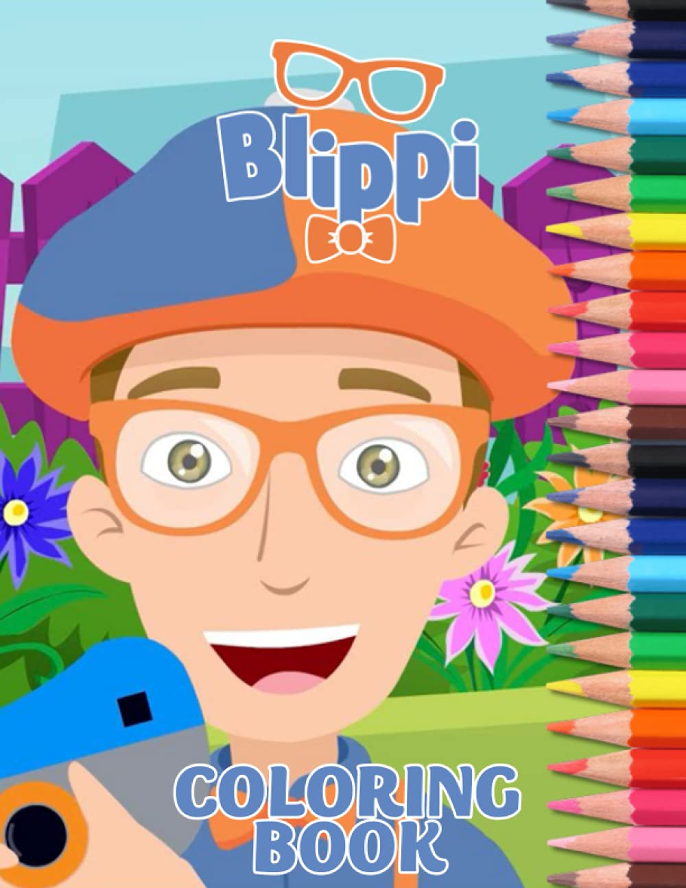 Blippi Coloring Book: Perfect Coloring Book For Adults and Kids With ...