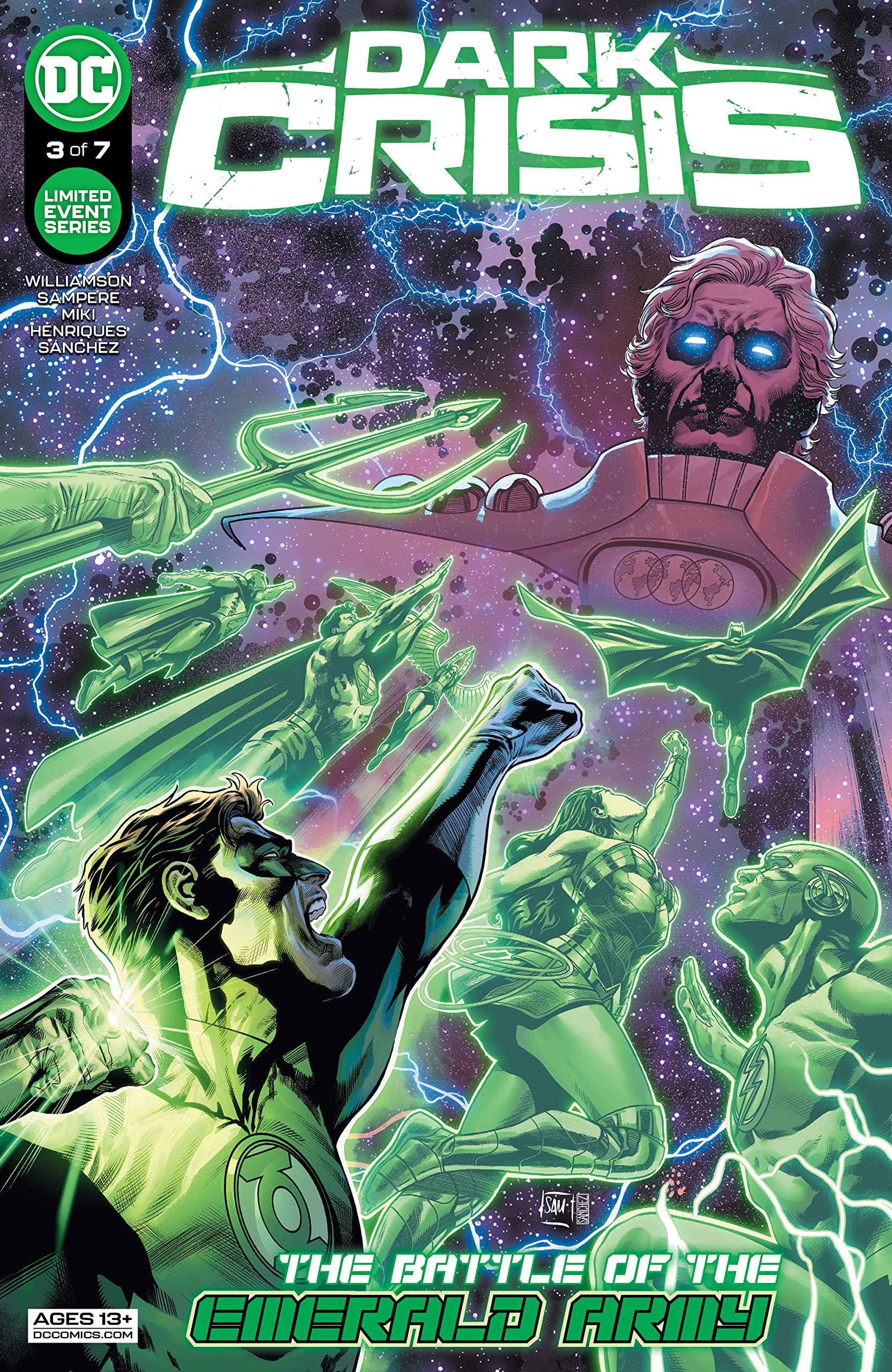 Dark Crisis on Infinite Earths #3 book cover