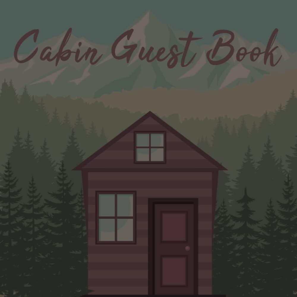 Cabin Guest book Mountain Guest Book, Vacation Rental, Vacation Home