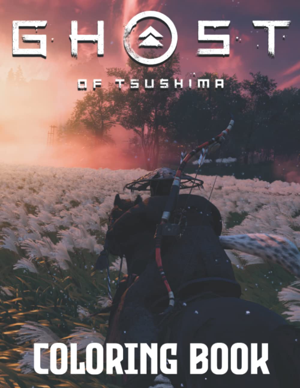 Ghost Coloring Book: Perfection Of Designs Tsushima Everything Adults ...