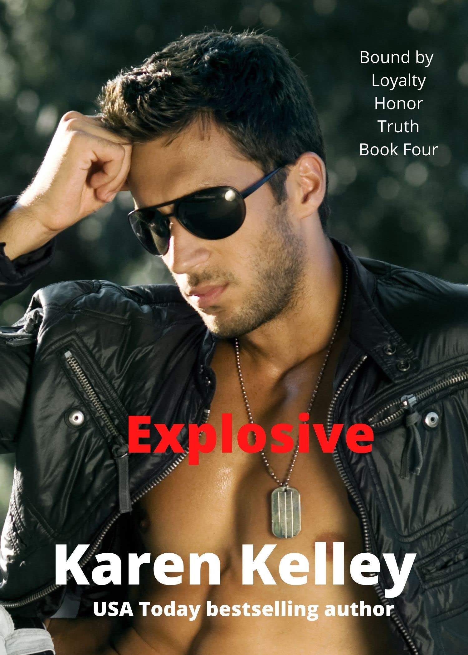 Explosive book cover