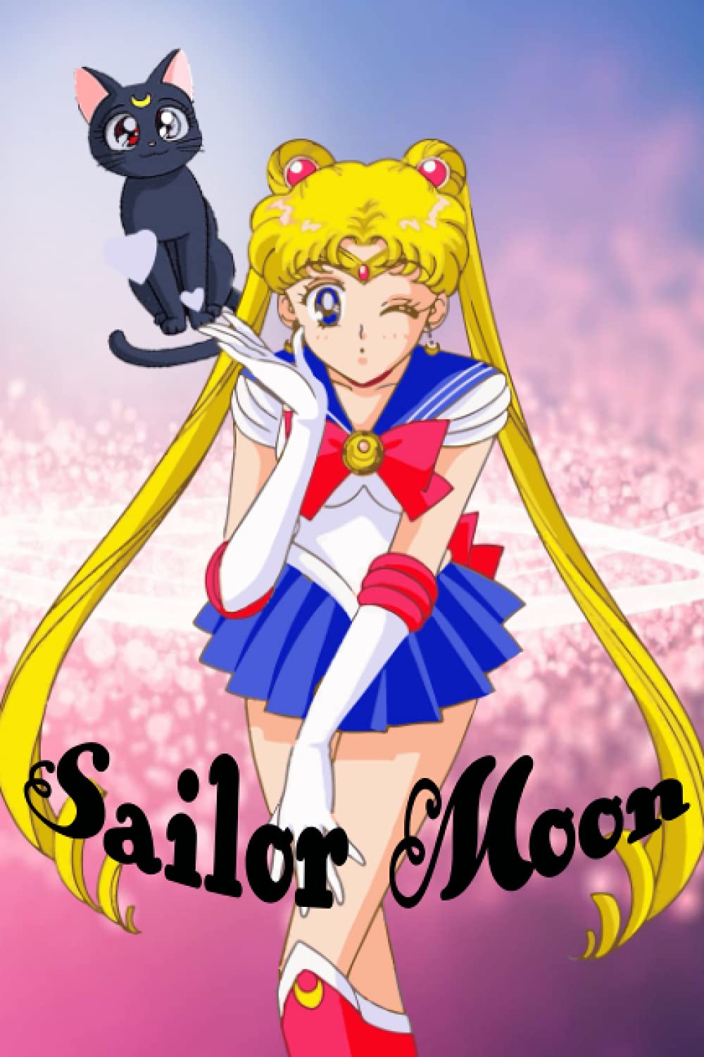 Sailor Moon Notebook: Sailor Moon Notebook White Paper Blank Journal ...