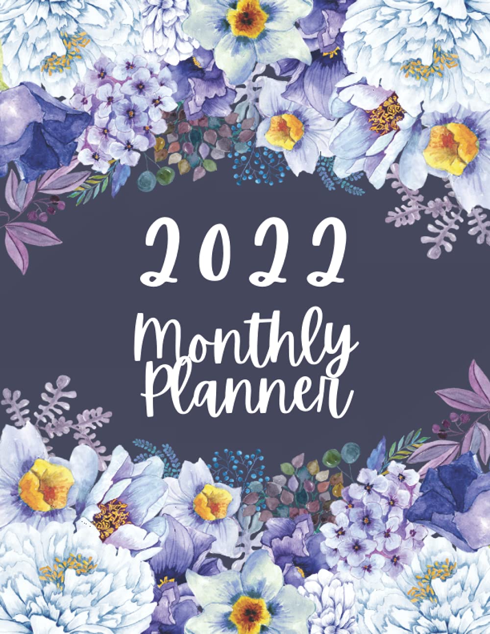 2022 Monthly Planner 2022 Planner Large Print 12 Months Calendar