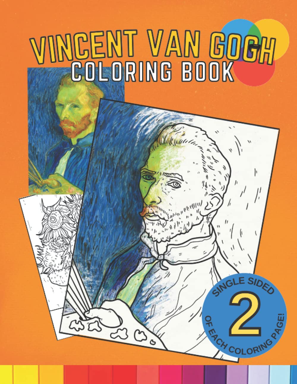 van gogh coloring book coloring books, Vincent van gogh for kids by
