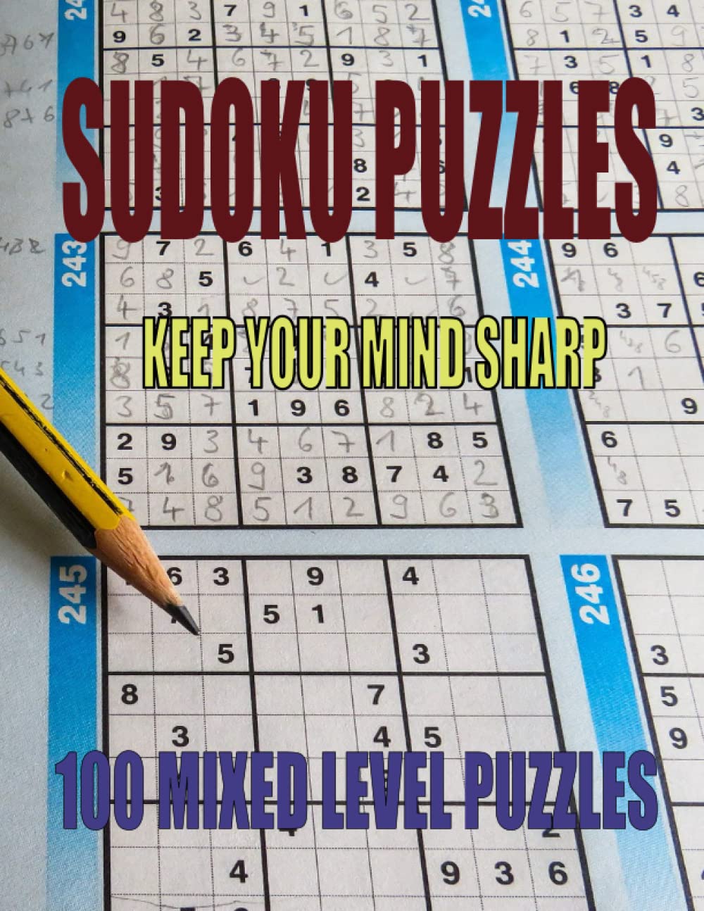 SUDOKU PUZZLES KEEP YOUR MIND SHARP large print puzzles for adults