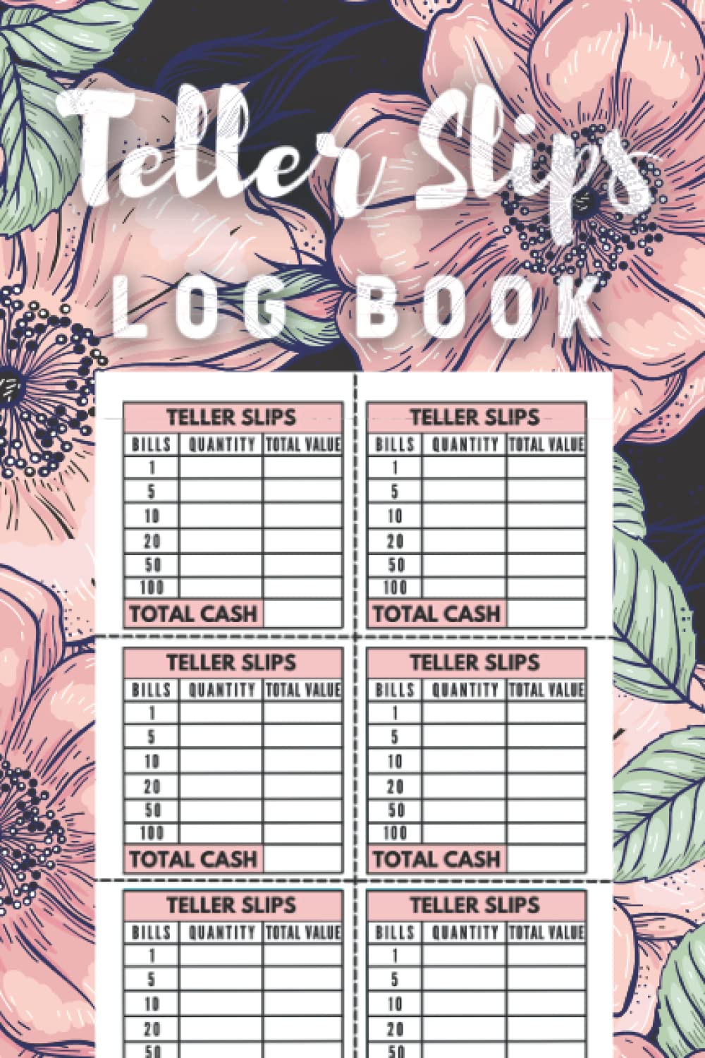 Teller Slips Logbook ash Breakdown Teller Slip cash breakdown sheet
