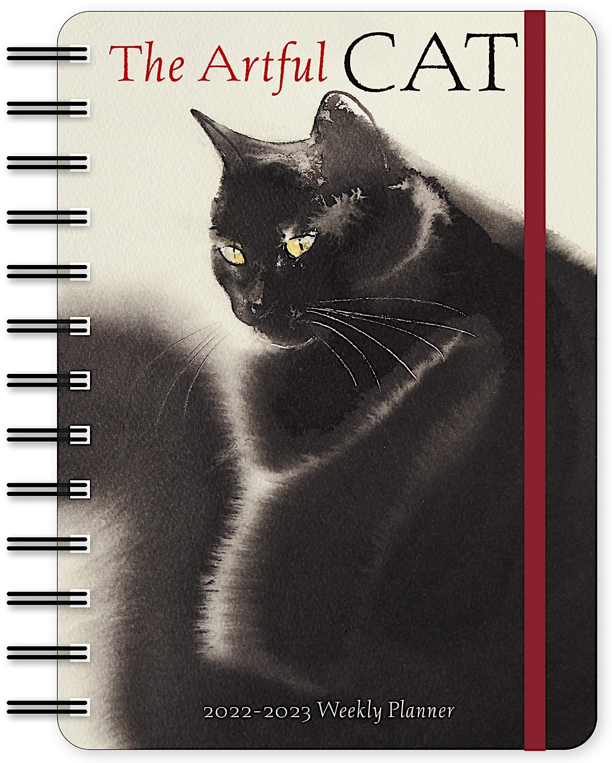 The Artful Cat 2022 2023 Weekly Planner On the Go 17 Month Calendar