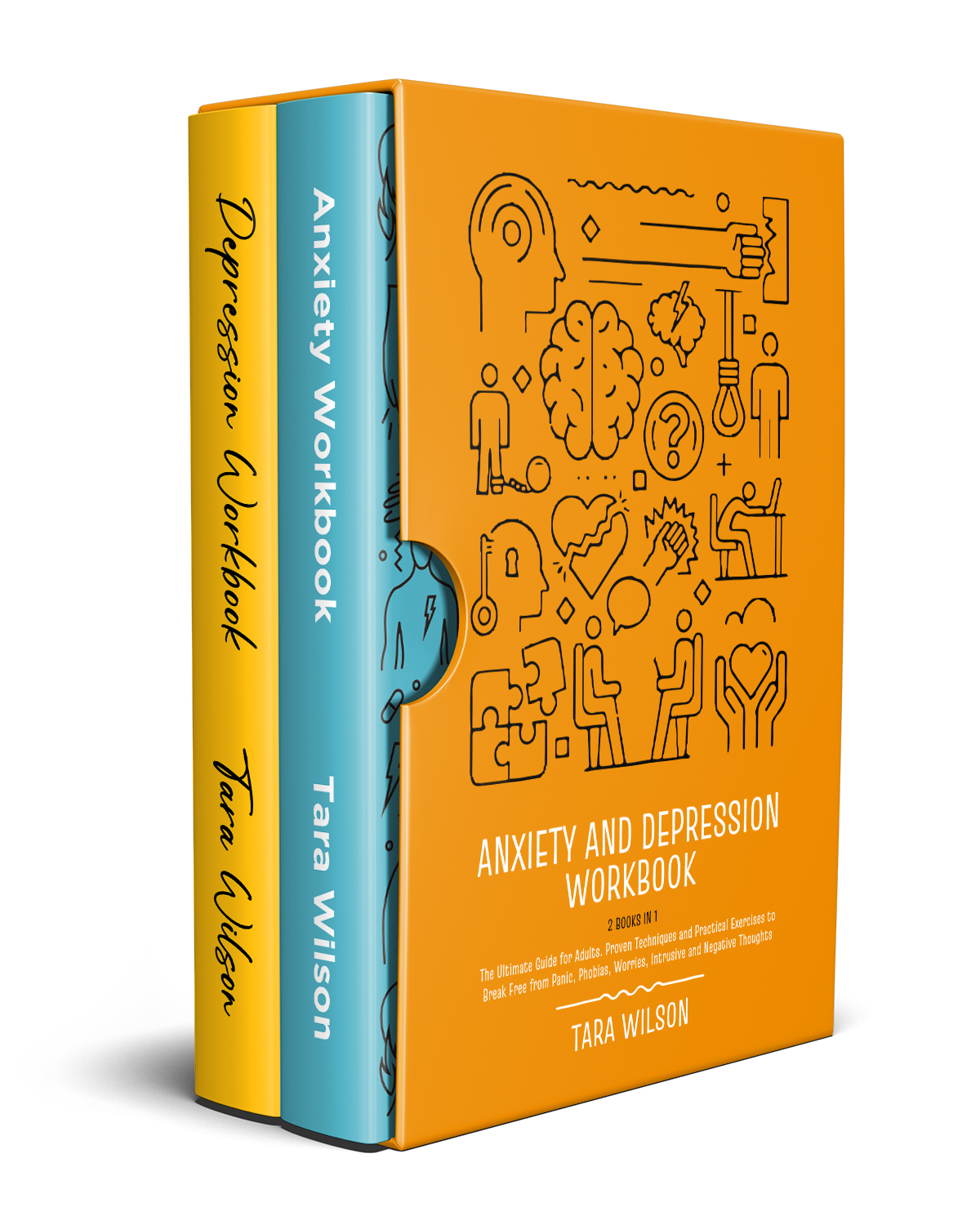 Anxiety and Depression Workbook: 2 Books in 1 The Ultimate Guide for ...