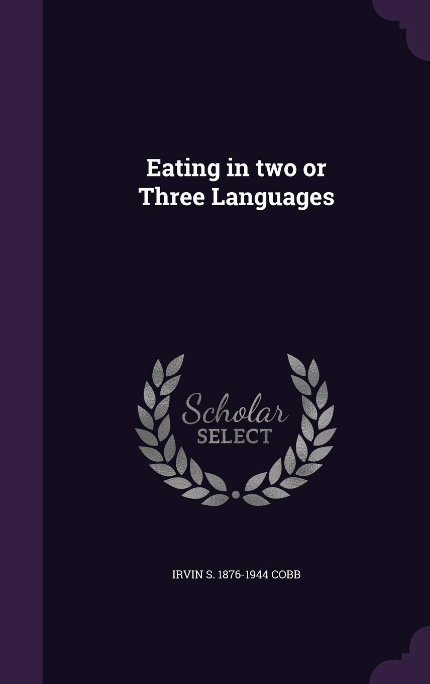 Eating in Two or Three Languages book cover