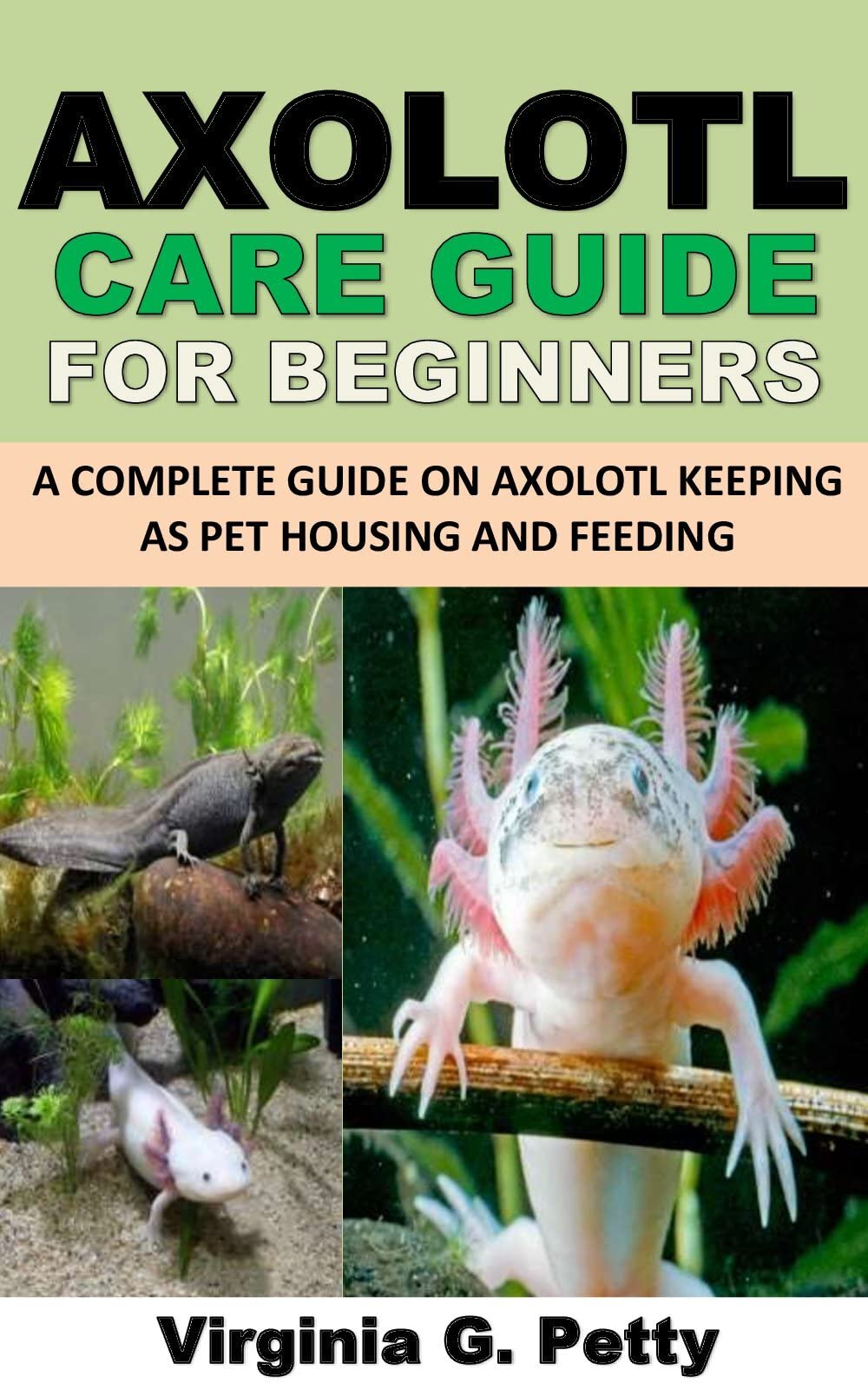 AXOLOTL CARE GUIDE FOR BEGINNERS A complete guide on keeping axolotl