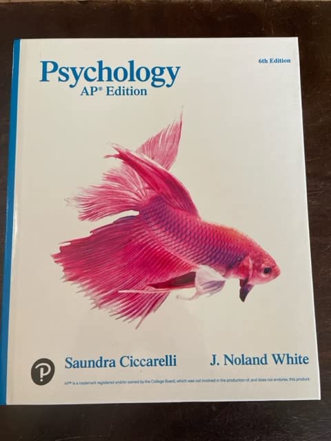 Psychology 6th Edition, AP Edition by Saundra Ciccarelli | Goodreads