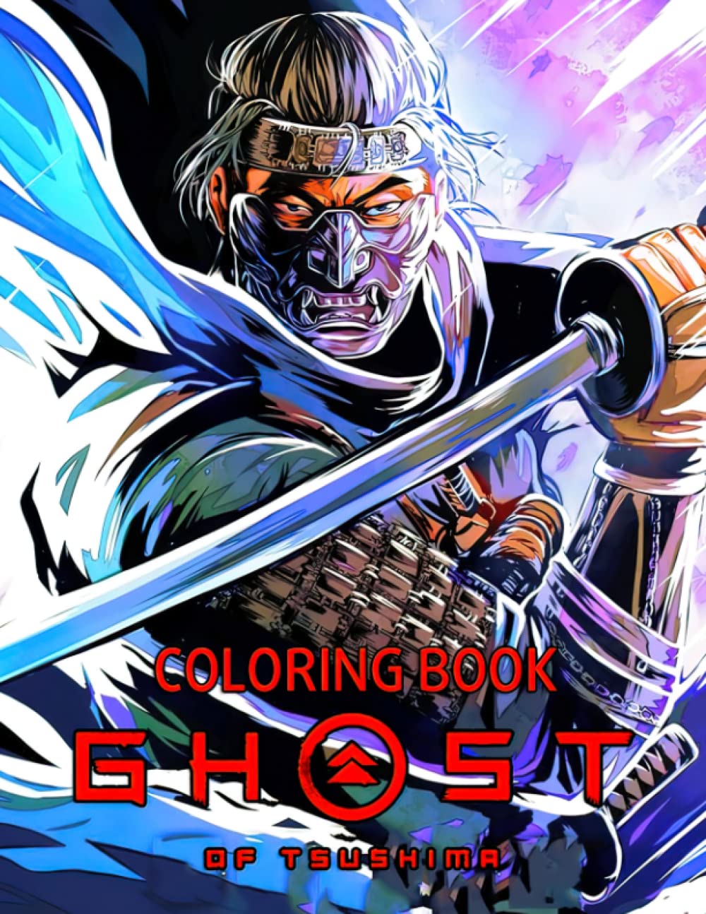 Ghost Coloring Book: Awesome Stress Relief Of Excellent Tsushima A