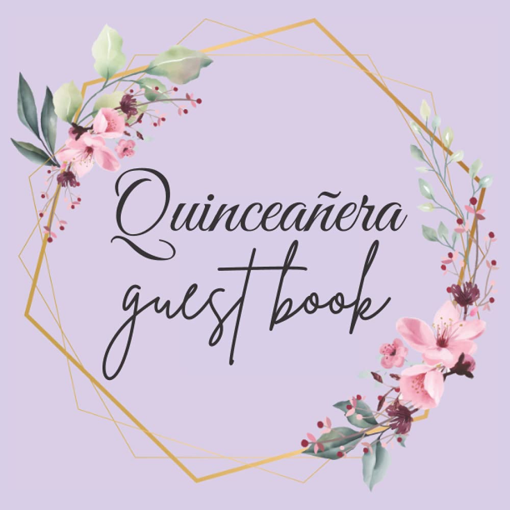 Quinceanera Guest Book Guest Book For Quinceañera 15th Birthday For