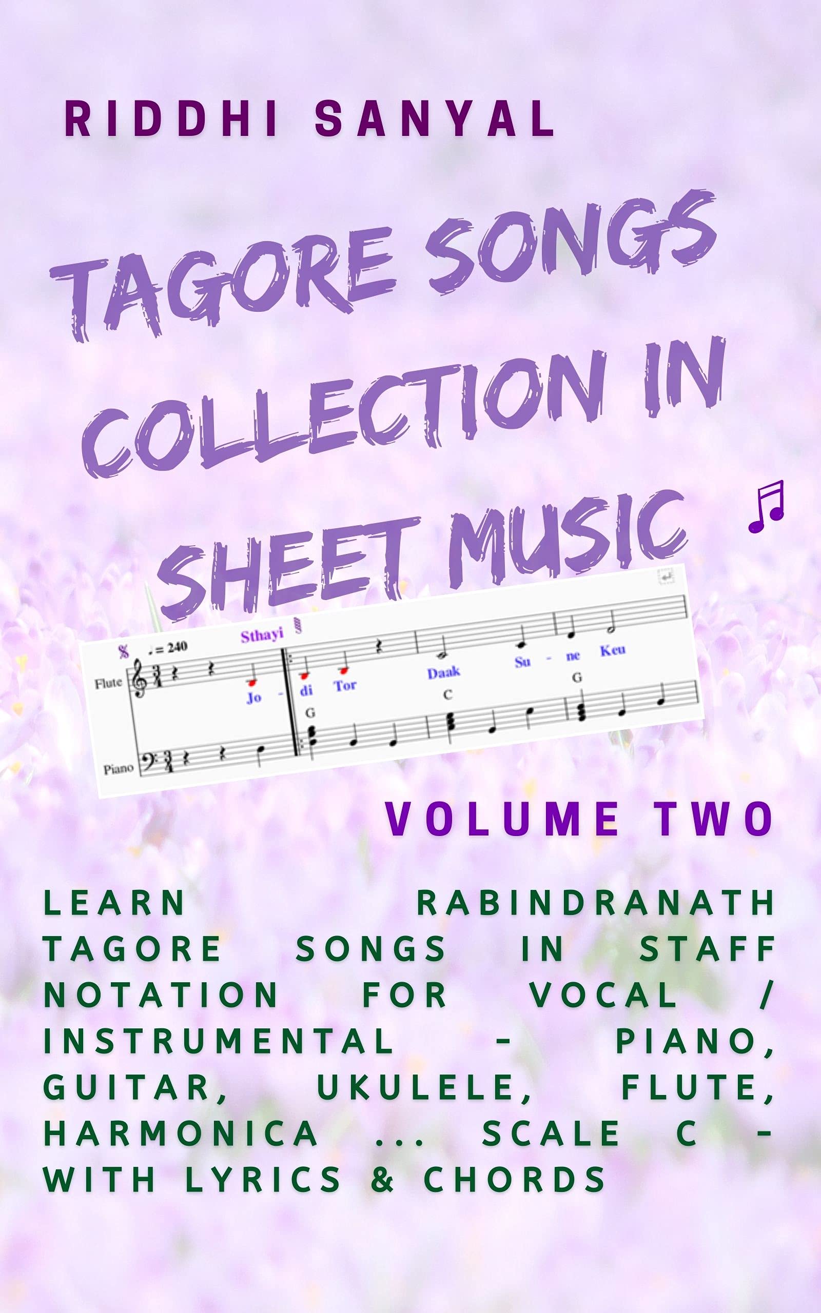 Tagore Songs Collection in Sheet Music Learn Rabindranath Tagore Songs