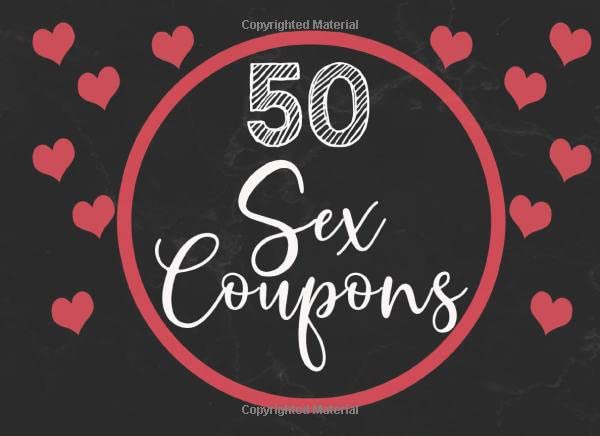 50 Sex Coupons: 50th Birthday Gift For Men - Dirty Sex Gift For Husband ...