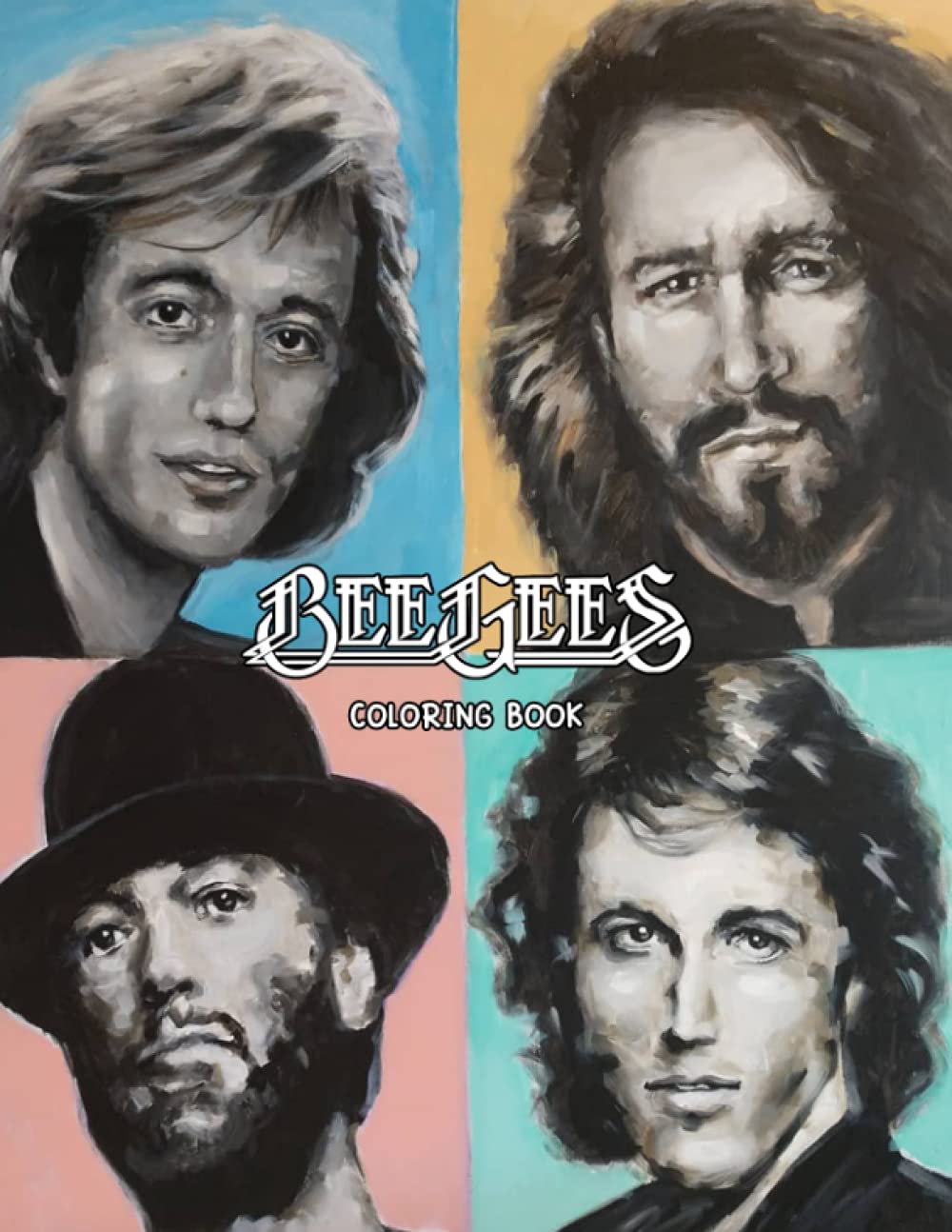 Bee Gees Coloring Book: Amazing gift for All Ages and Fans with High ...