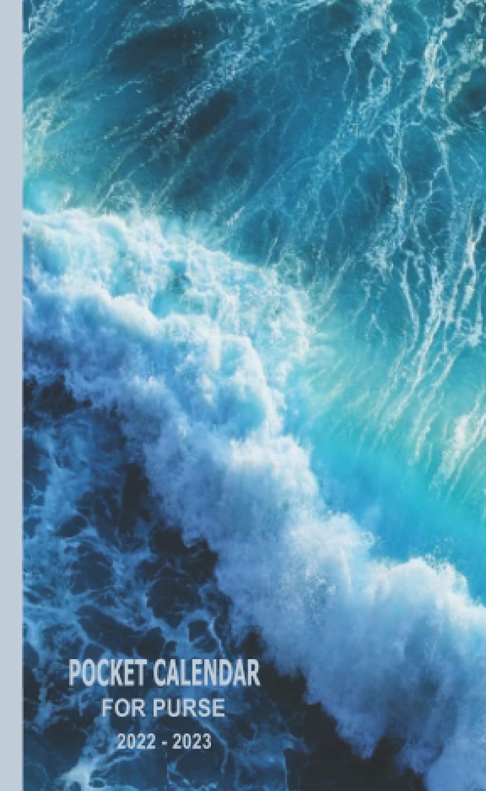 Pocket Calendar 20222023 for Purse Blue Ocean Monthly Pocket Planner