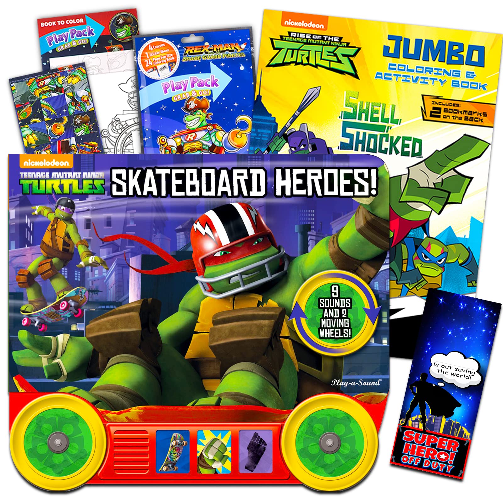 Teenage Mutant Ninja Turtles Interactive Book Set with Sound Adventure