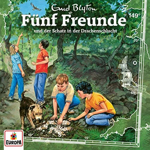 Fünf Freunde und der Schatz in der Drachenschlucht book cover