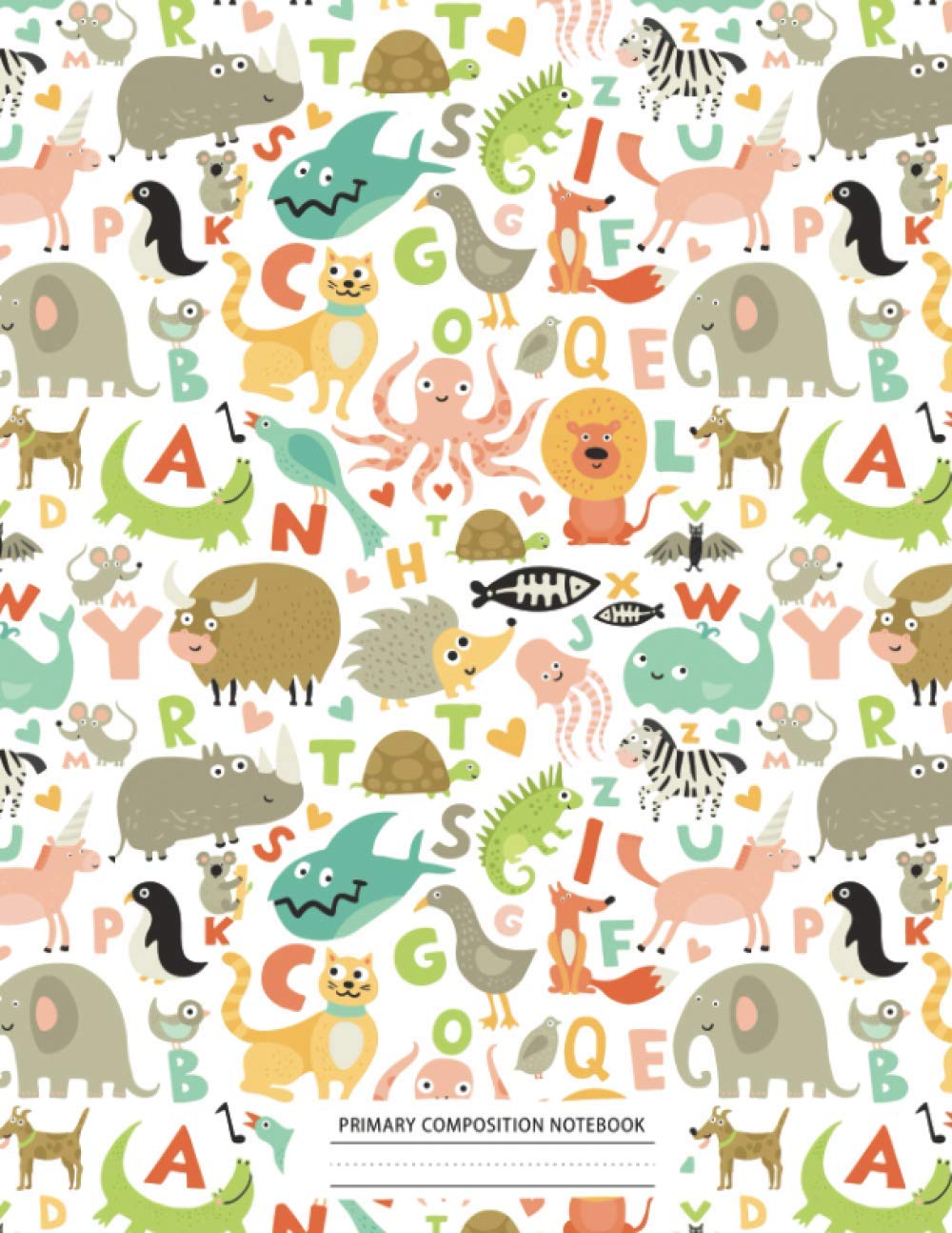 Composition Notebook Kindergarten Journal with Drawing area Cute