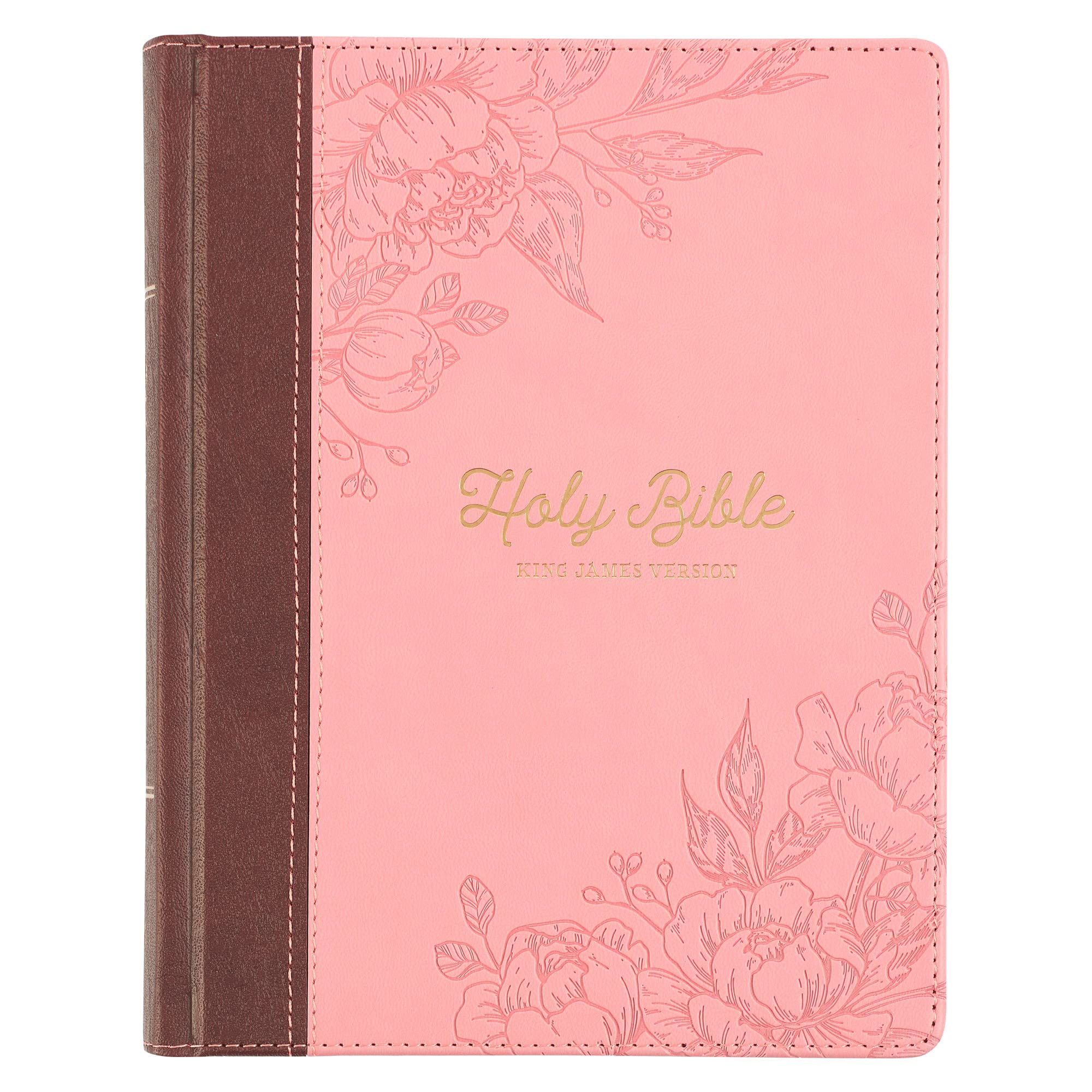thumbnail image 2 of The Holy Bible King James Version - Bright Pink Hardcover Journaling Bible, Christian Art Publishers 2 of 4