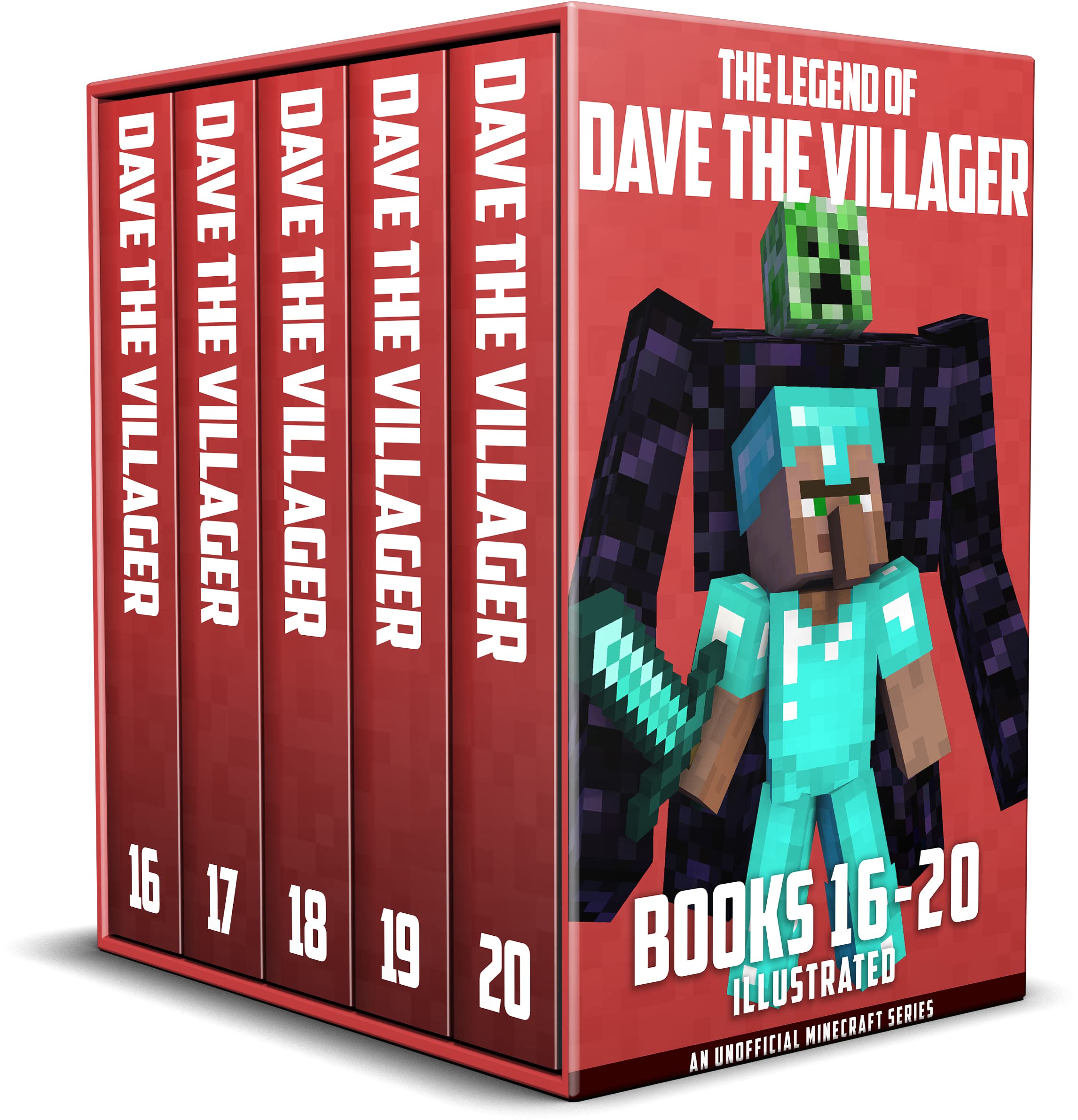 The Legend of Dave the Villager Books 16–20: a collection of unofficial Minecraft books