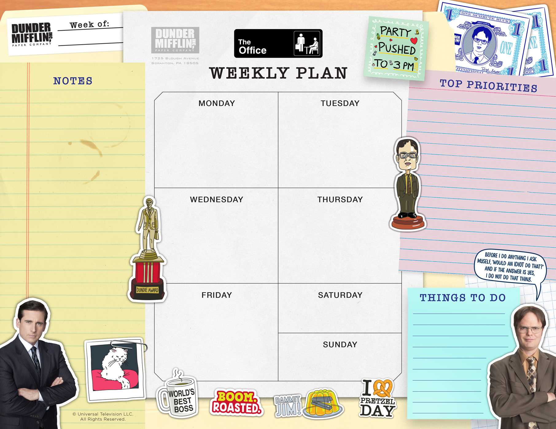 The Office Weekly Planner Notepad by Insights Goodreads