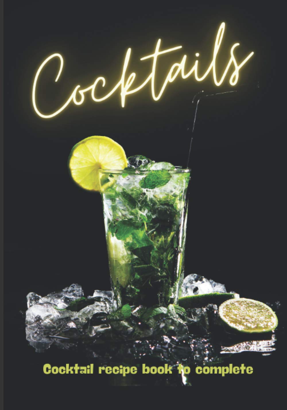 cocktails Recipe notebook to fill in / contains 110 cards to fill in