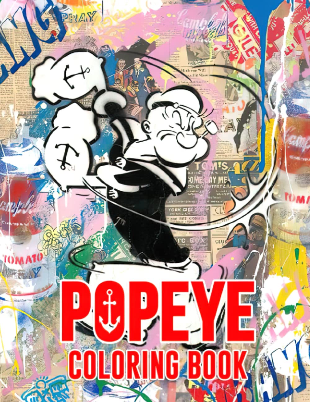 Popeye Coloring Book: Ultimate Illustrations Featuring Books For Women ...