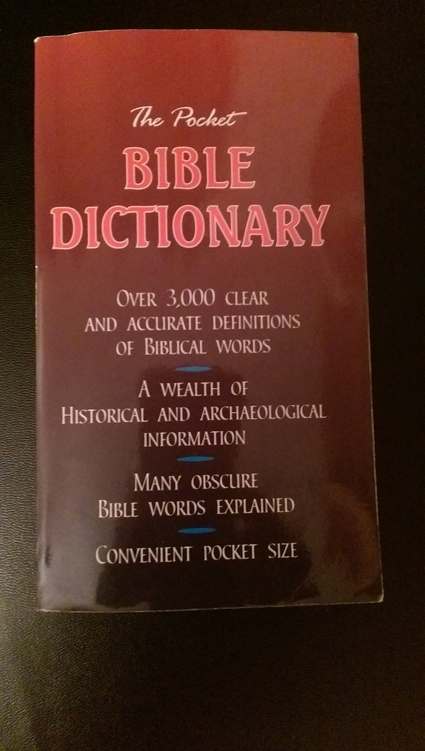 The Pocket Bible Dictionary by Philip Schaff Goodreads
