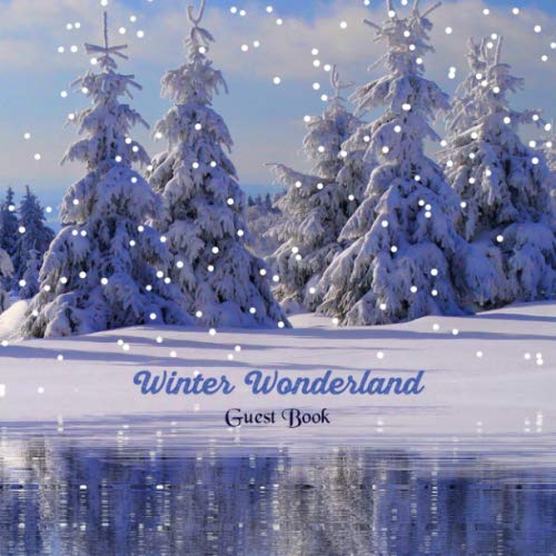 Winter Wonderland Guest Book Business Event Company conference