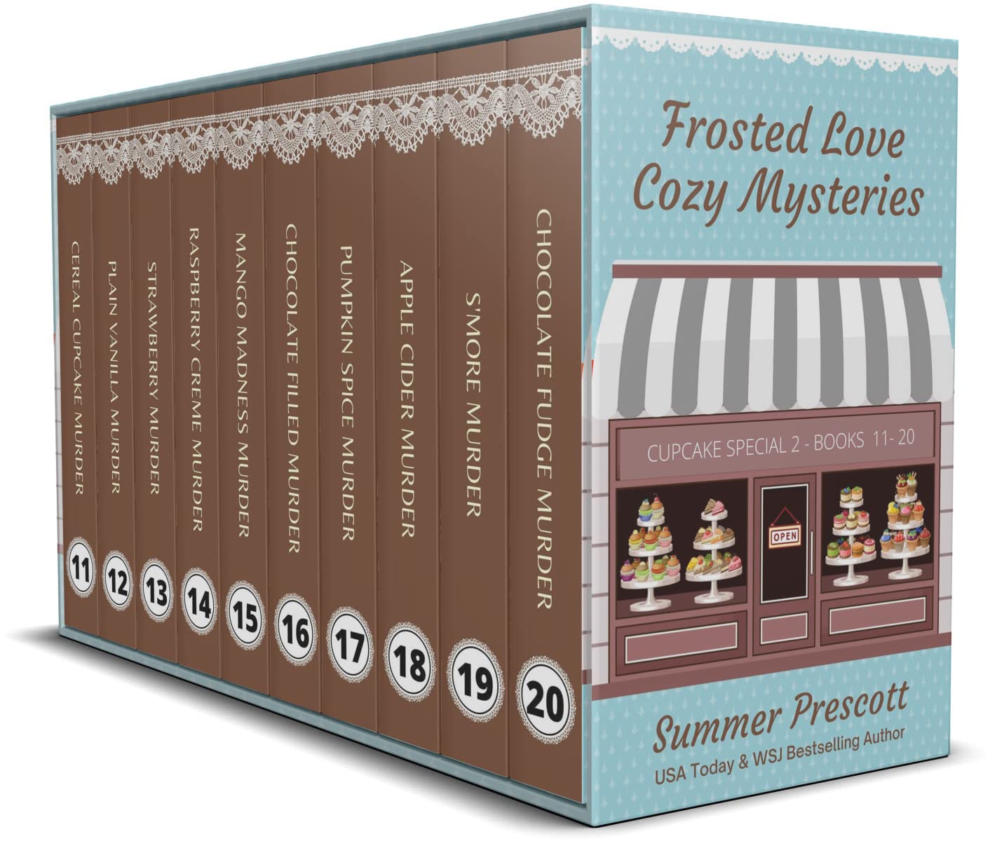 Frosted Love Cozy Mysteries: Cupcake Special 2 - Books 11-20 Recipes Included