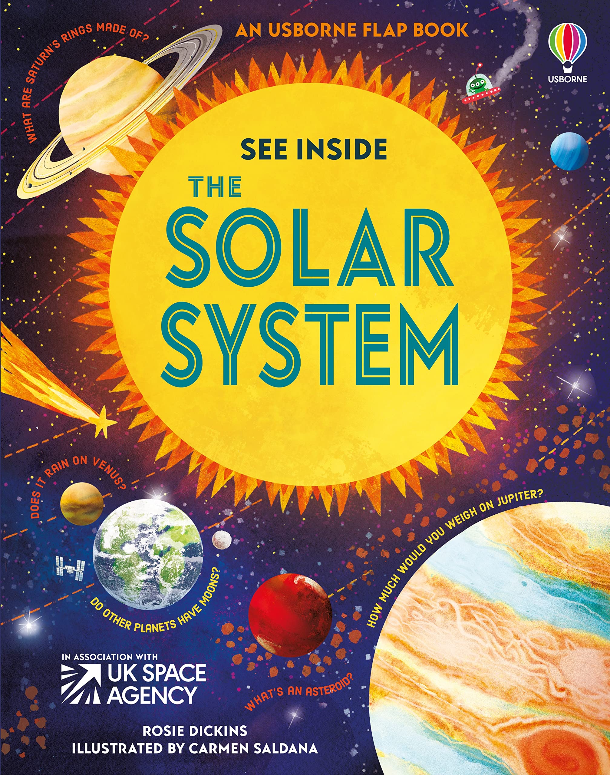 See Inside the Solar System (Usborne Flap Book) by Rosie