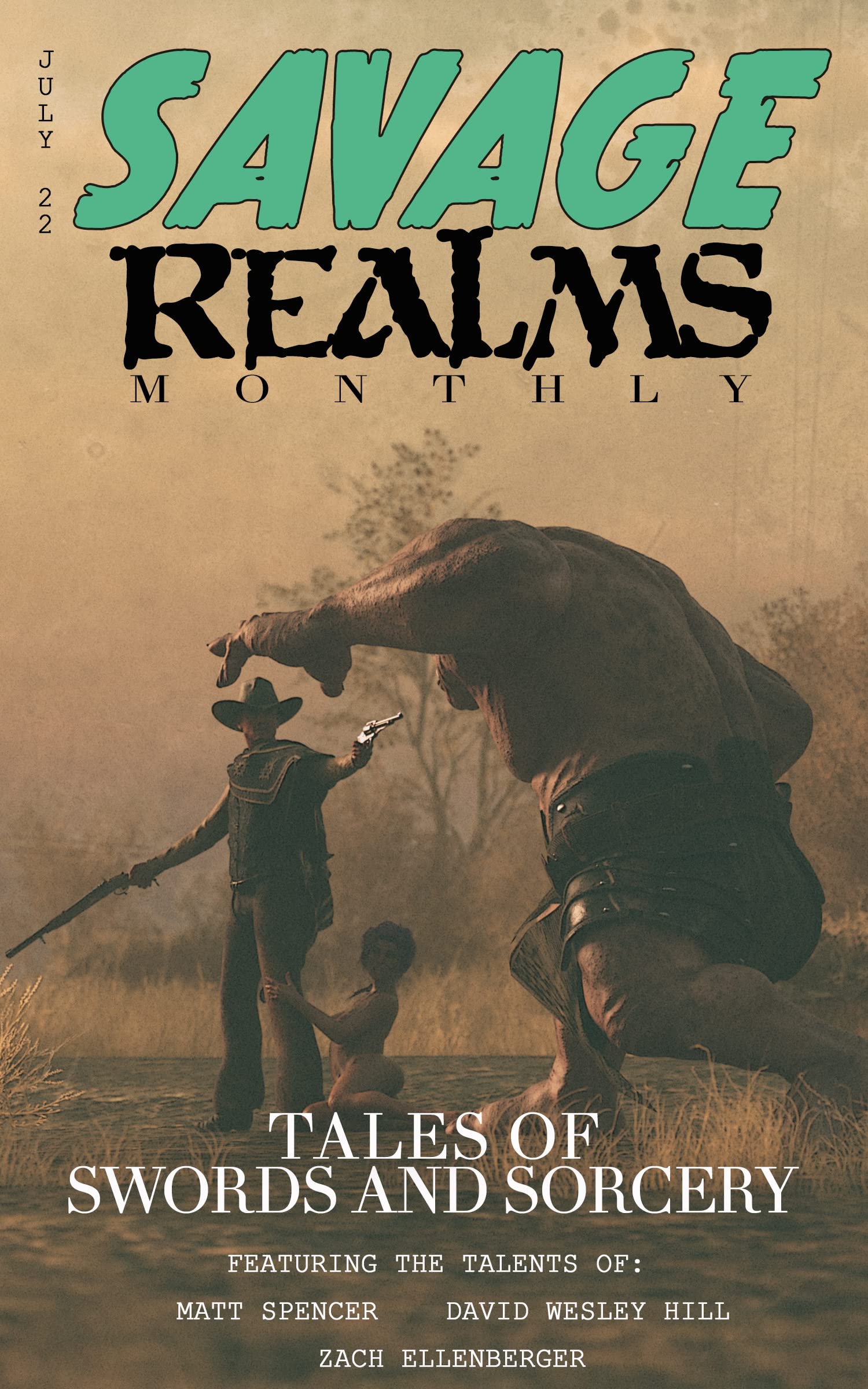 Savage Realms Monthly, July 2022 book cover