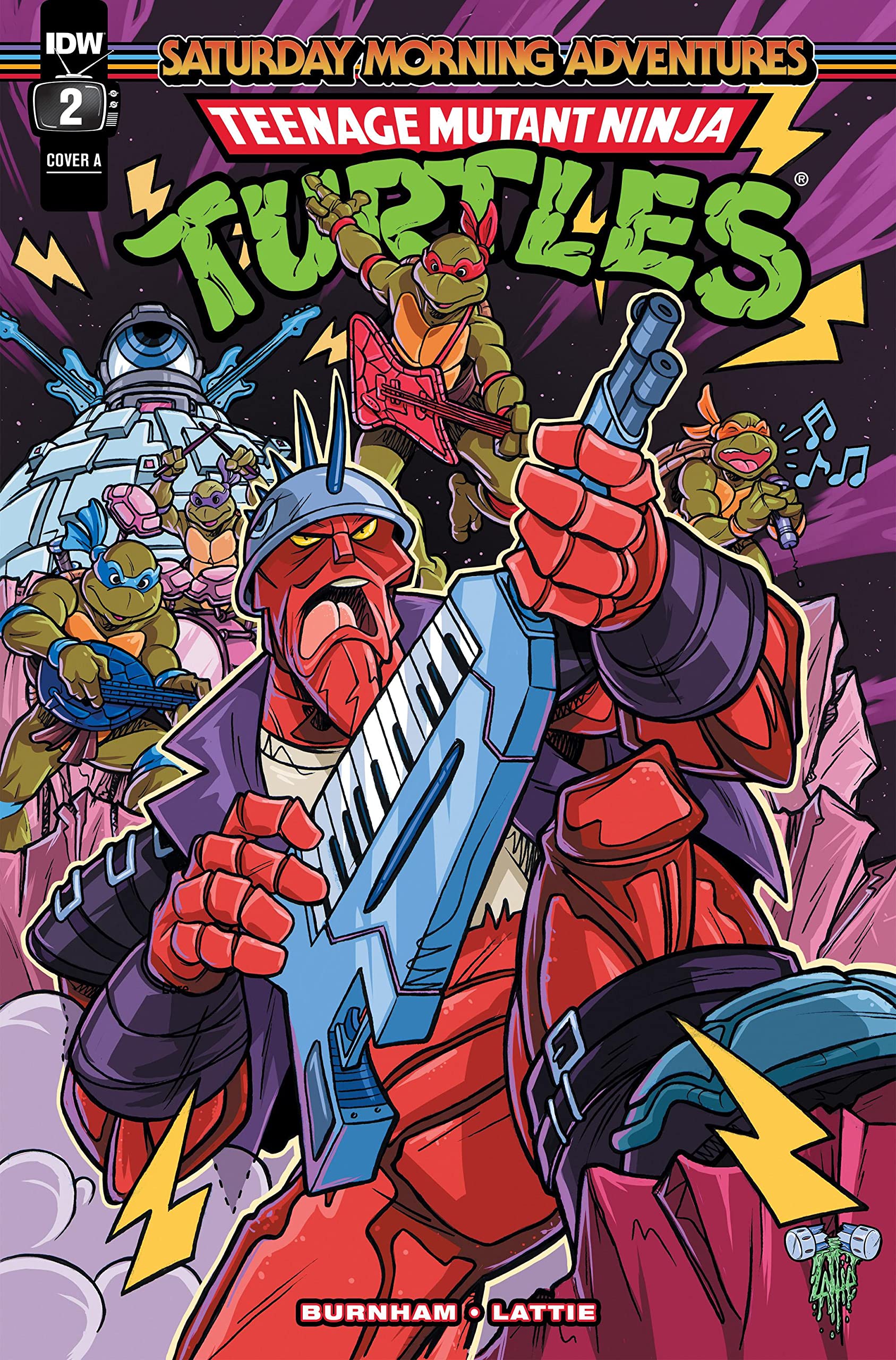 Teenage Mutant Ninja Turtles: Saturday Morning Adventures (2022) book cover 2