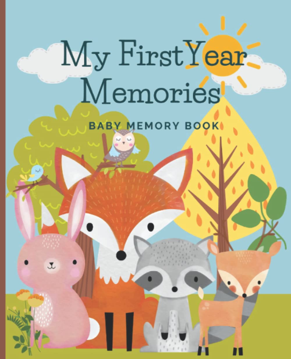 Baby Memory Book Woodland Animals Baby Memory Book First Year The Perfect Newborn Gifts