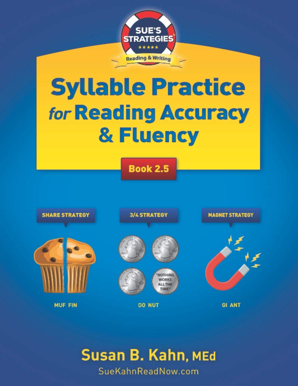 Sue's Strategies Syllable Practice For Reading Accuracy & Fluency Book