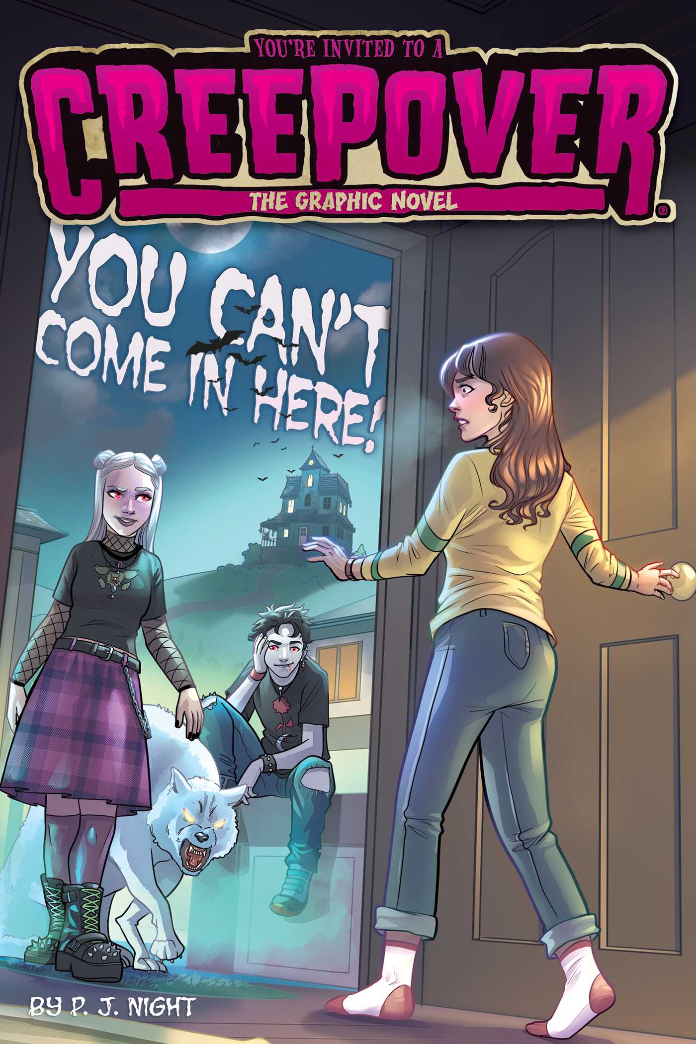 You're Invited to a Creepover Graphic Novels book cover 2