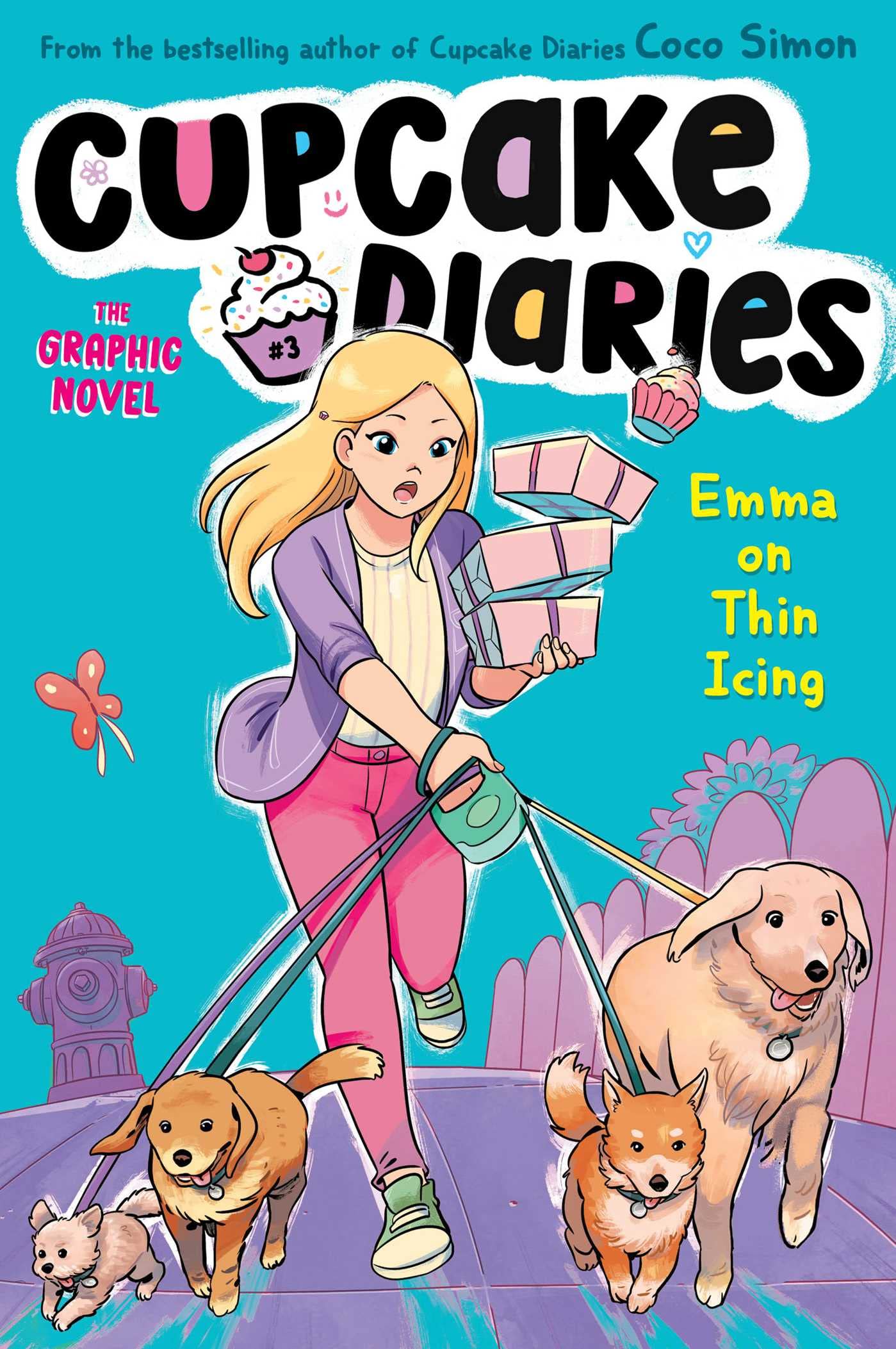 Cupcake Diaries Graphic Novels book cover 3